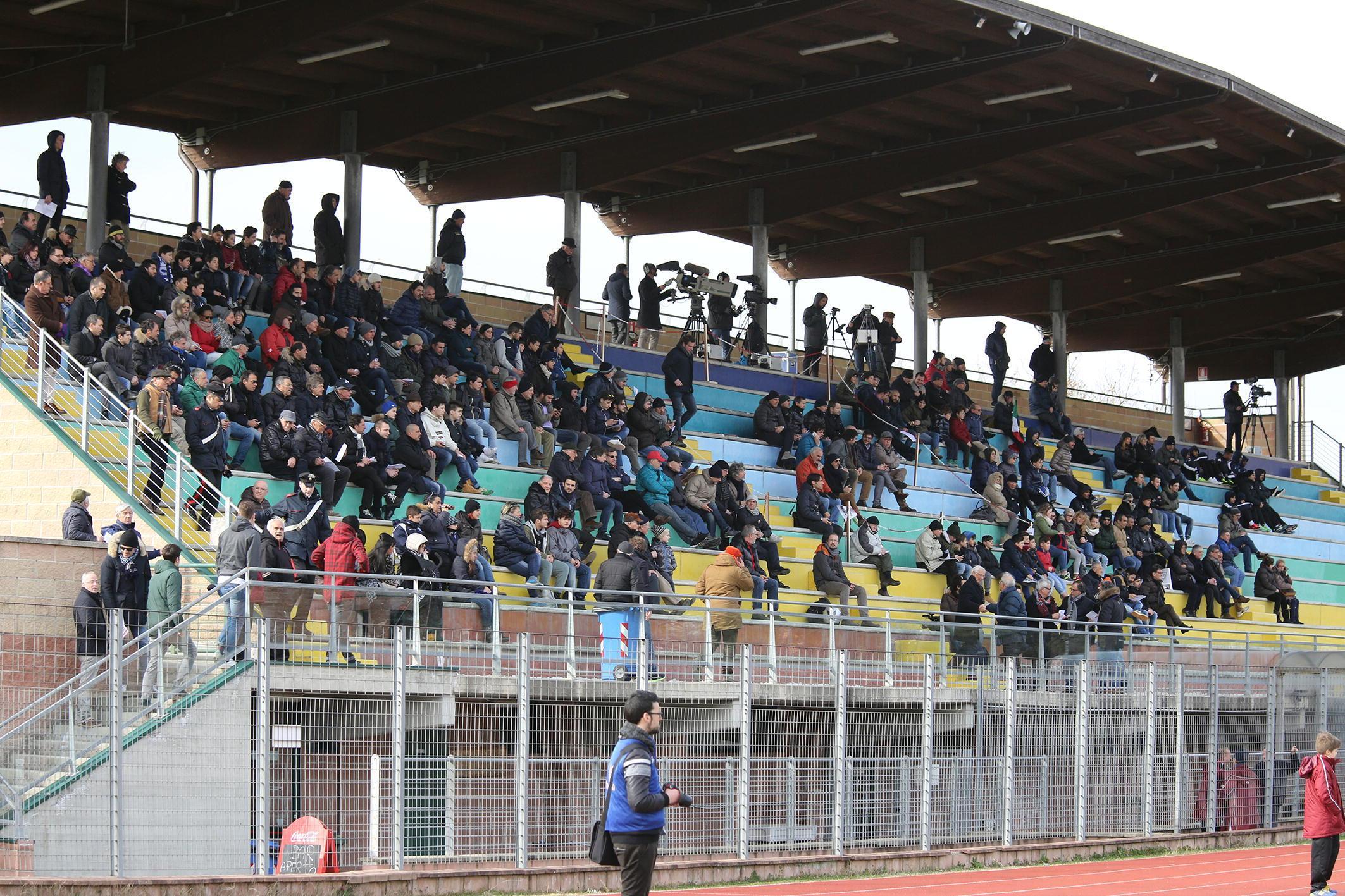 Lo stadio di Montelupo (foto d'archivio)