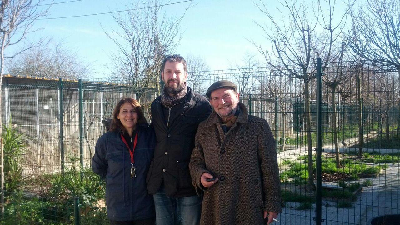La visita dell'assessore Alessi al canile