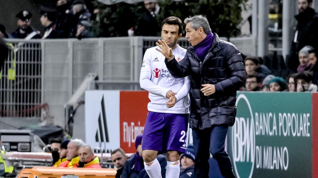 Mister Paulo Sousa con Pepito Rossi
