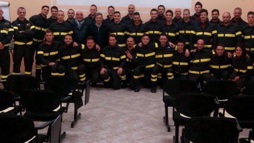 Volontari dei vigili del fuoco, un corso di formazione