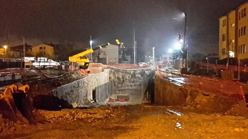 Scavi finiti, adesso via alla costruzione del tunnel per le auto