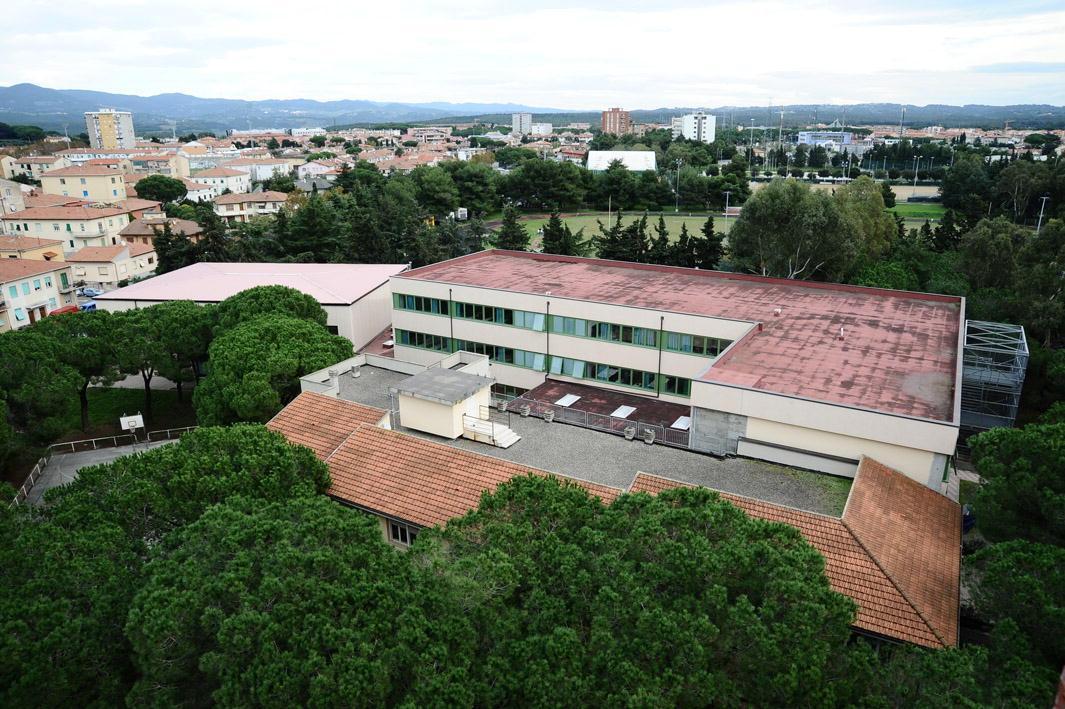Una veduta del Villaggio scolastico di Cecina