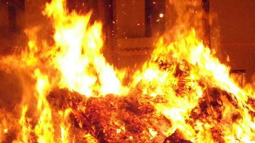 Festa in onore del santo del fuoco