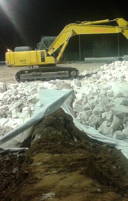 Lavori al campo Ghirtala, le due squadre in trasferta