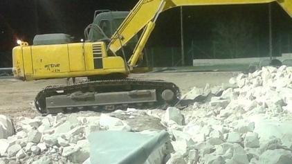 Lavori al campo Ghirtala, le due squadre in trasferta