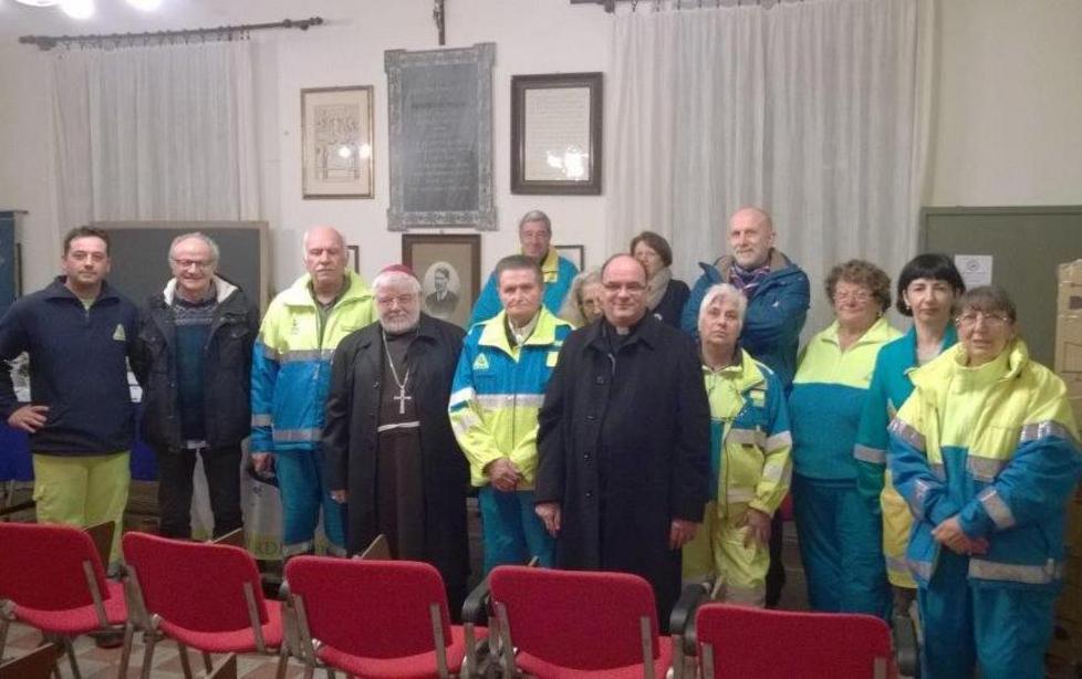 Il vescovo visita la Misericordia 