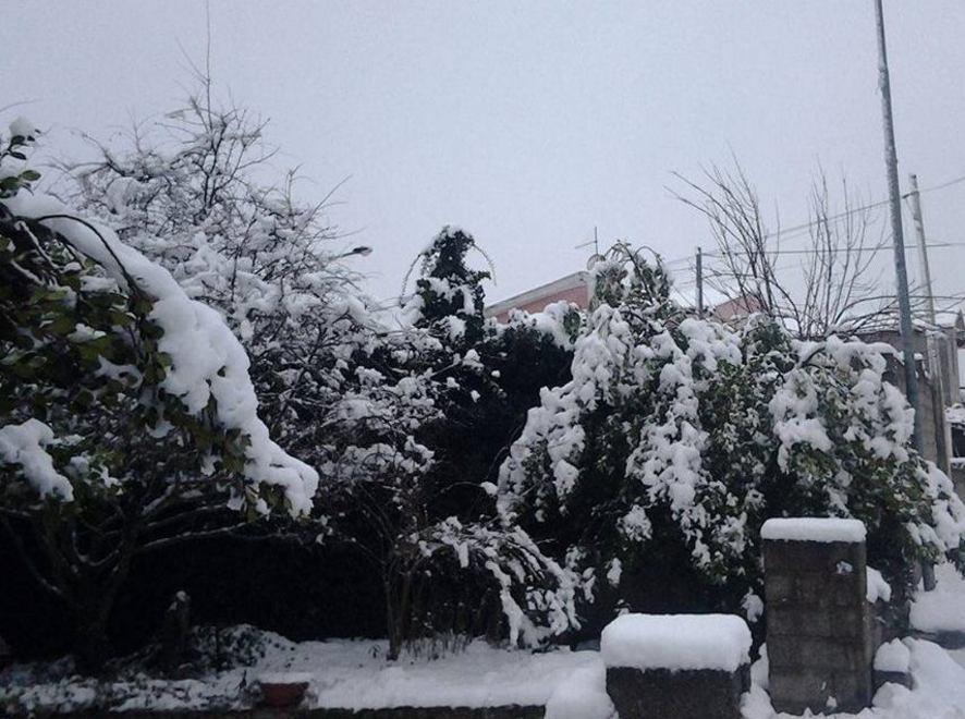 La neve cade ancora, ma niente disagi 
