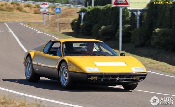 La Ferrari gialla appartenuta a Jackie Ickx
