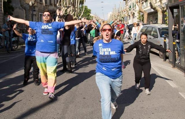 Unioni civili, manifestazione a Livorno 