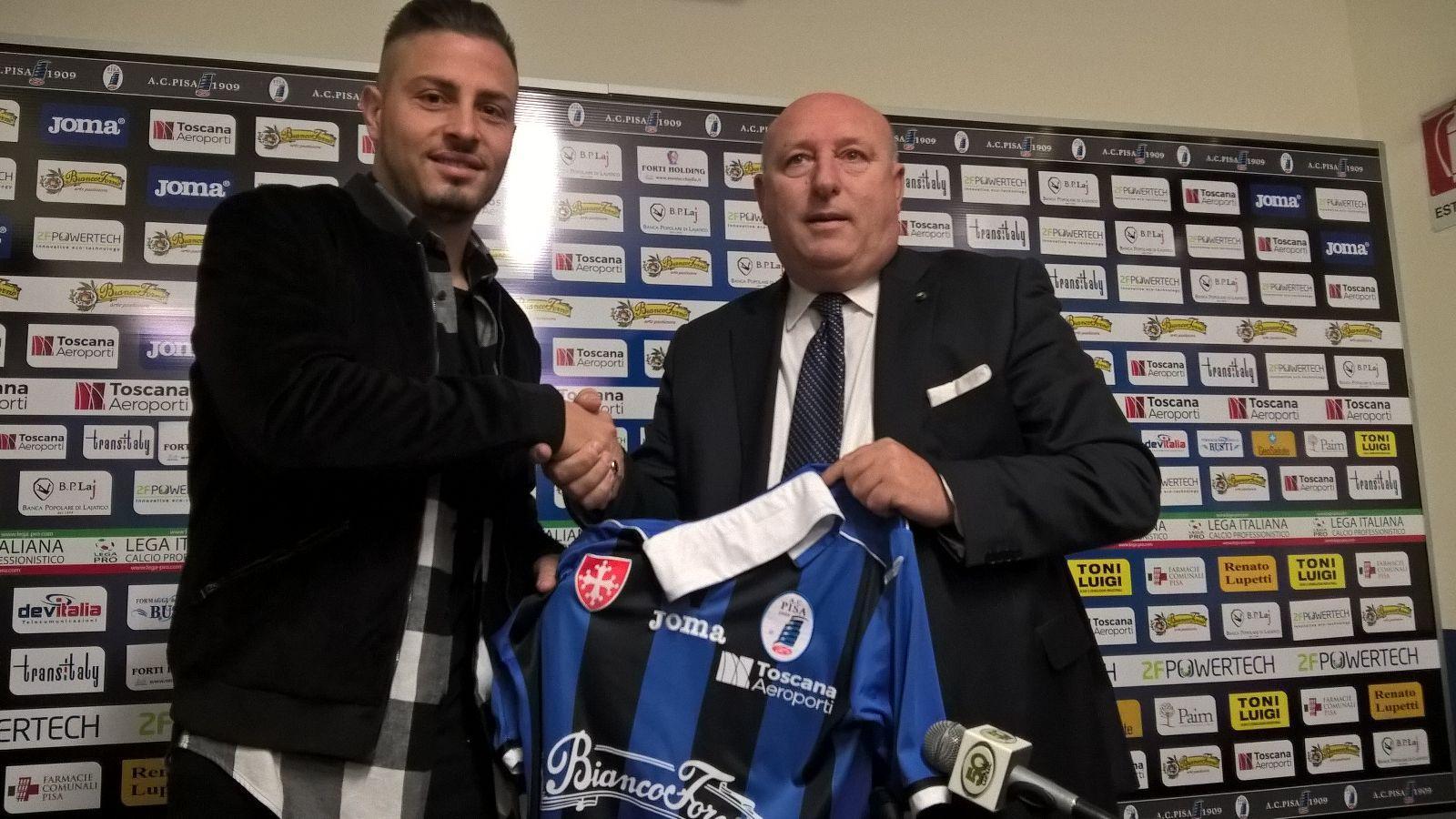 Eusepi con il Dg Lucchesi (foto Muzzi)
