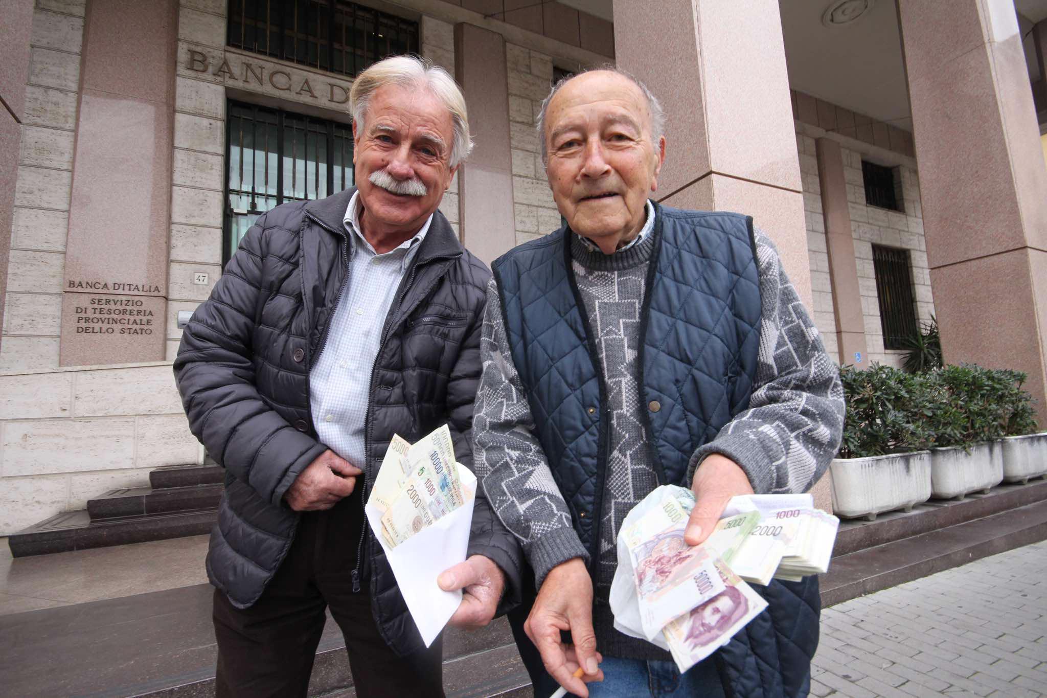 Via al riscossione delle lire