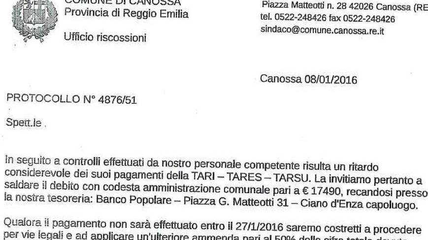 Lettere false per spillare soldi ai cittadini