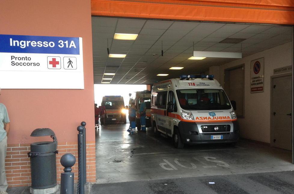 Il pronto soccorso dell'ospedale pisano di Cisanello