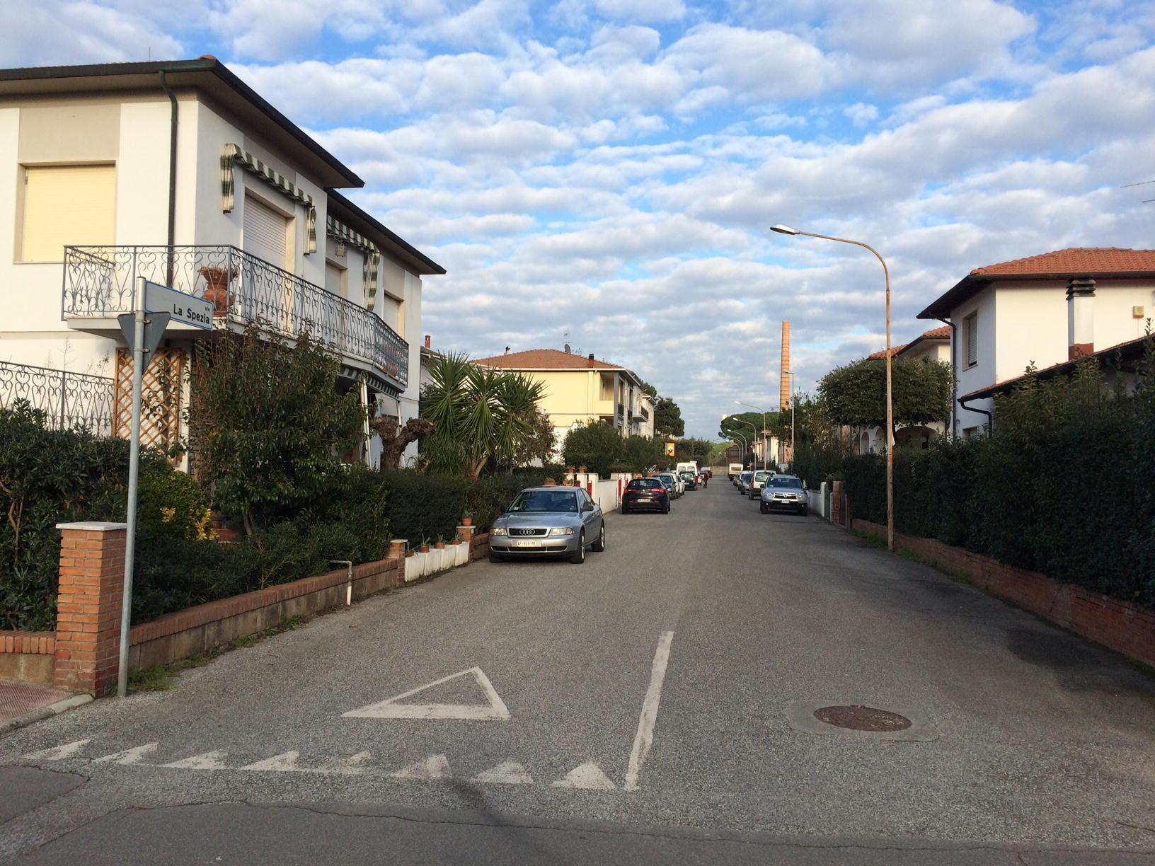 La zona colpita dai furti