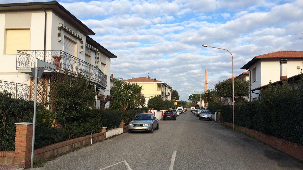 La zona colpita dai furti
