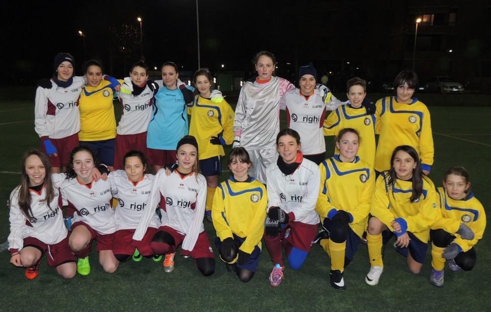 Goleada delle Under 15 del San Paolo