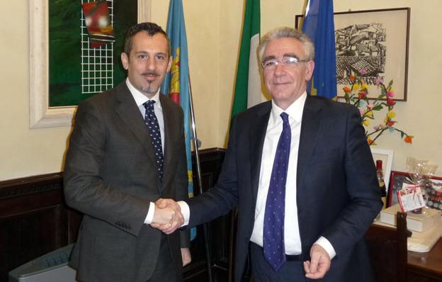 Pecoraro ricevuto dal sindaco 