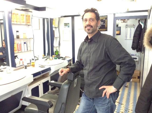 Il barbiere Claudio Lorenzini