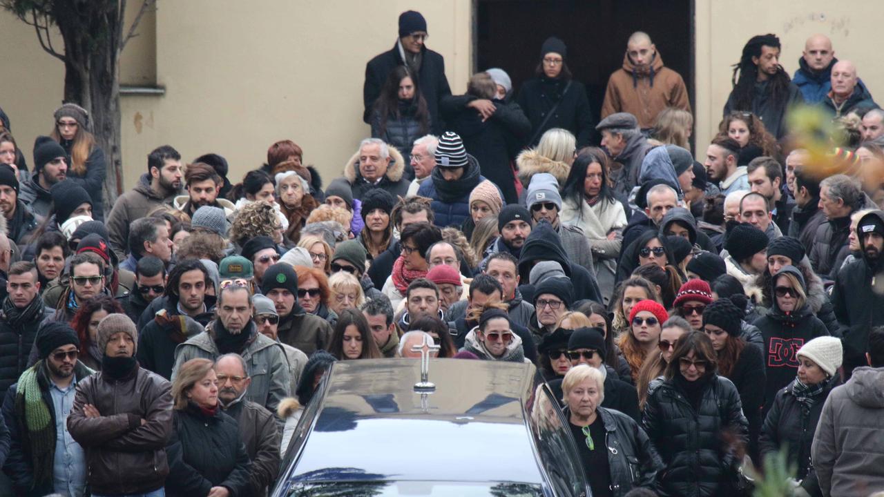 Il funerale di Antonio Frassinetti (Repetti/Pentafoto)
