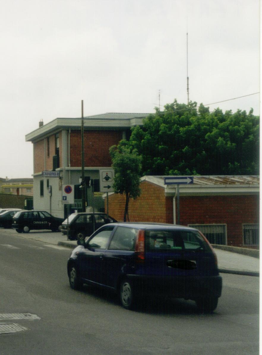 La caserma dei carabinieri di Terralba