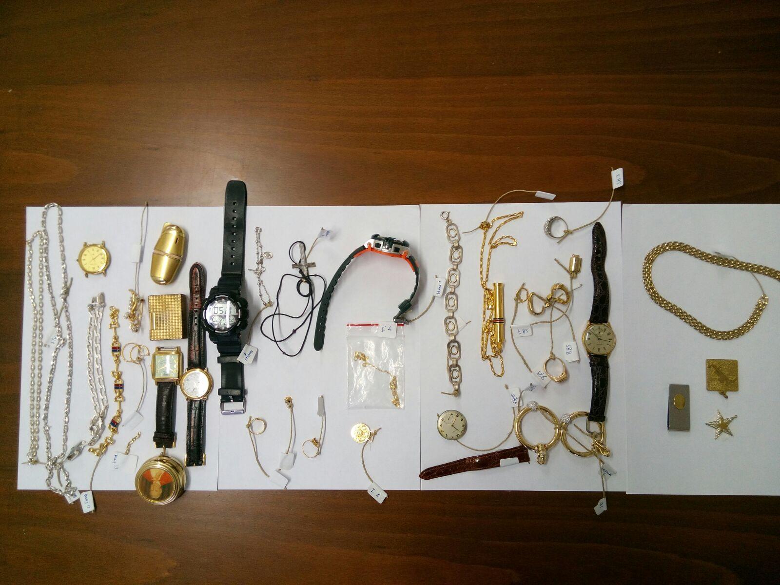 Gioielli e preziosi rubati: i carabinieri in cerca dei proprietari