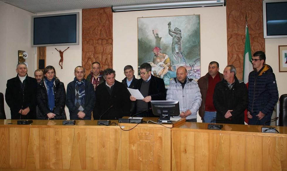 In Comune giurano sette barracelli