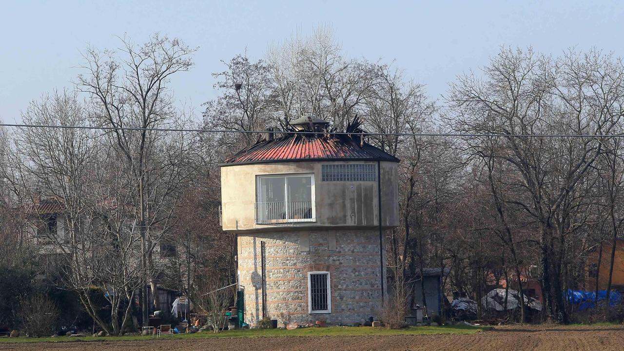 Incendio nella casa-acquedotto di Sant'Ilario