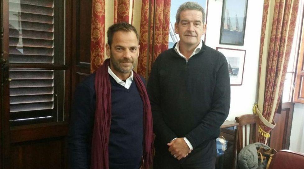 L'incontro fra il sindaco Montella e il neozelandese Harte