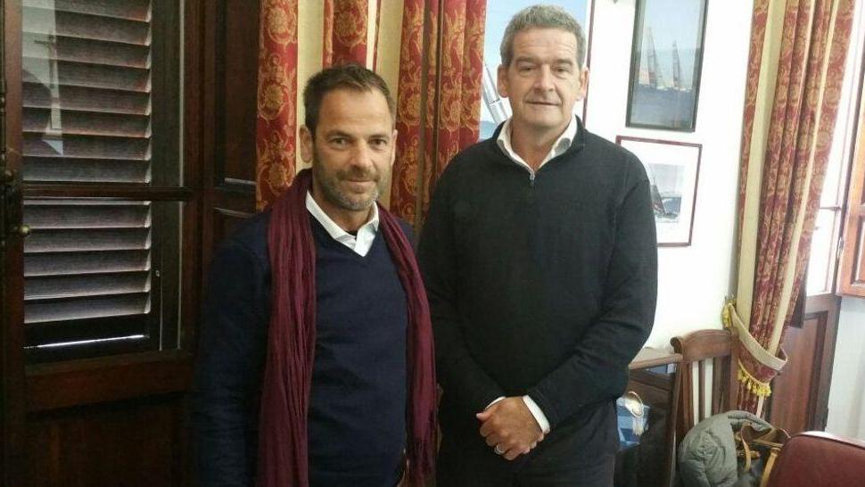 L'incontro fra il sindaco Montella e il neozelandese Harte