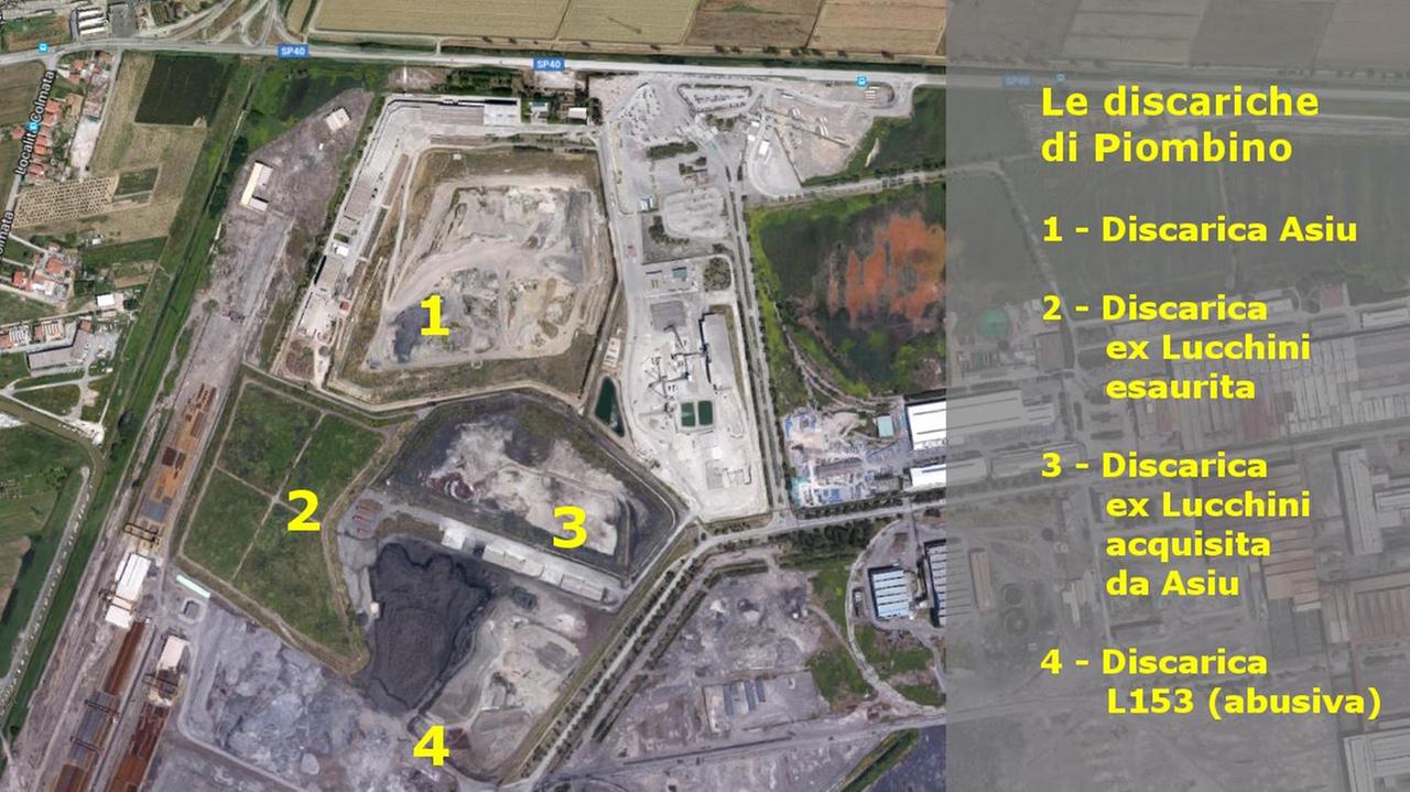 Le discariche sul territorio di Piombino