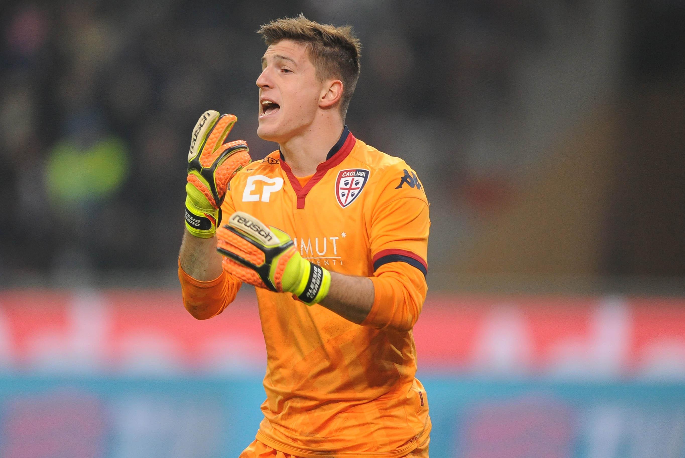 Il portiere Alessio Cragno