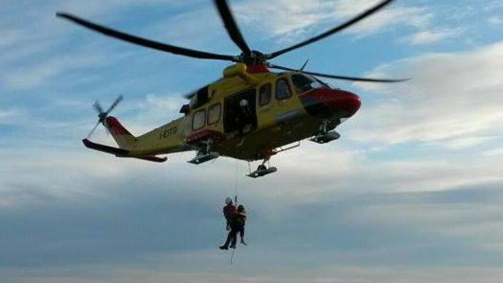 Precipita durante la scalata, soccorso
