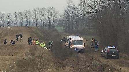 Imprenditore muore sulla pista da cross