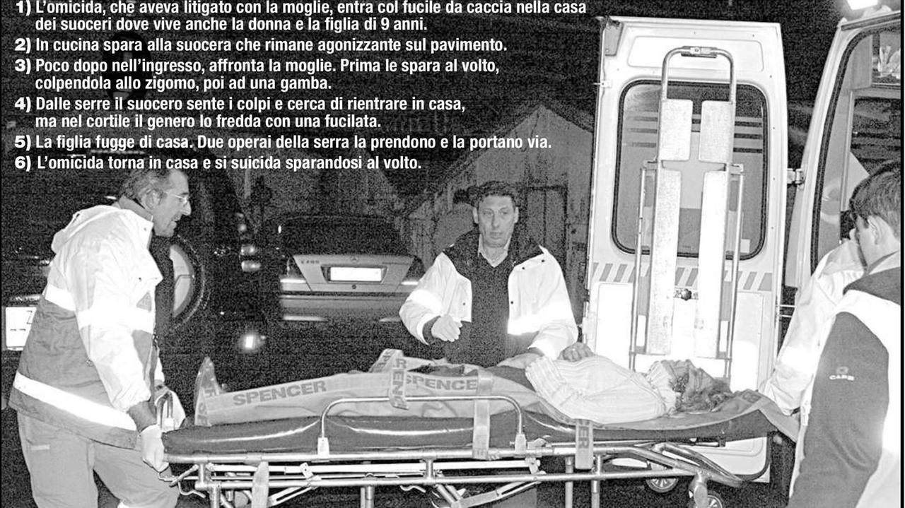 Cacciato da casa, massacra la famiglia