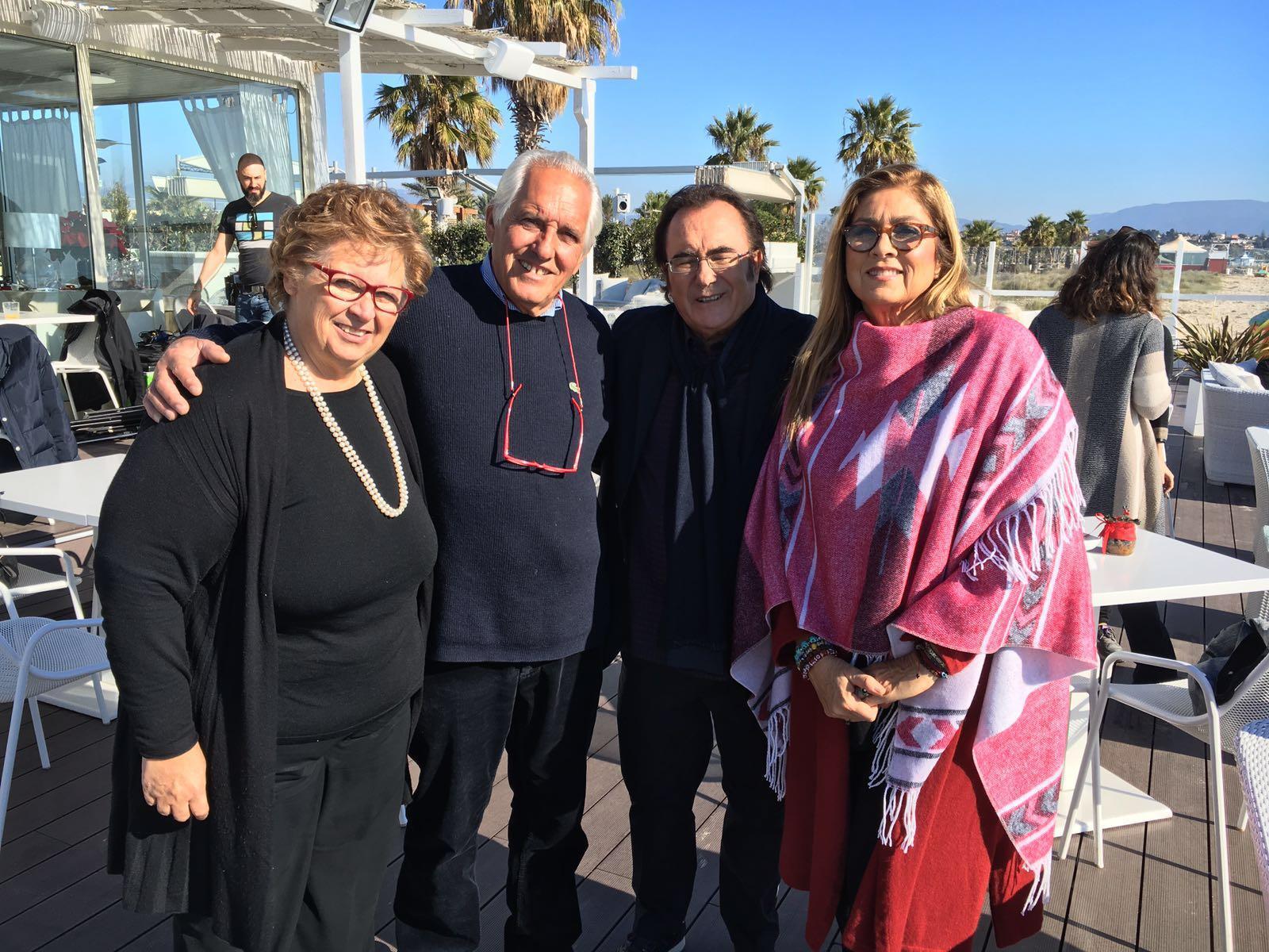 Al Bano e Romina Power al Poetto