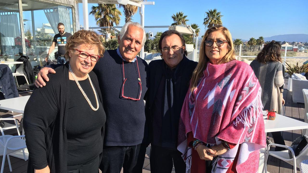 Al Bano e Romina Power al Poetto