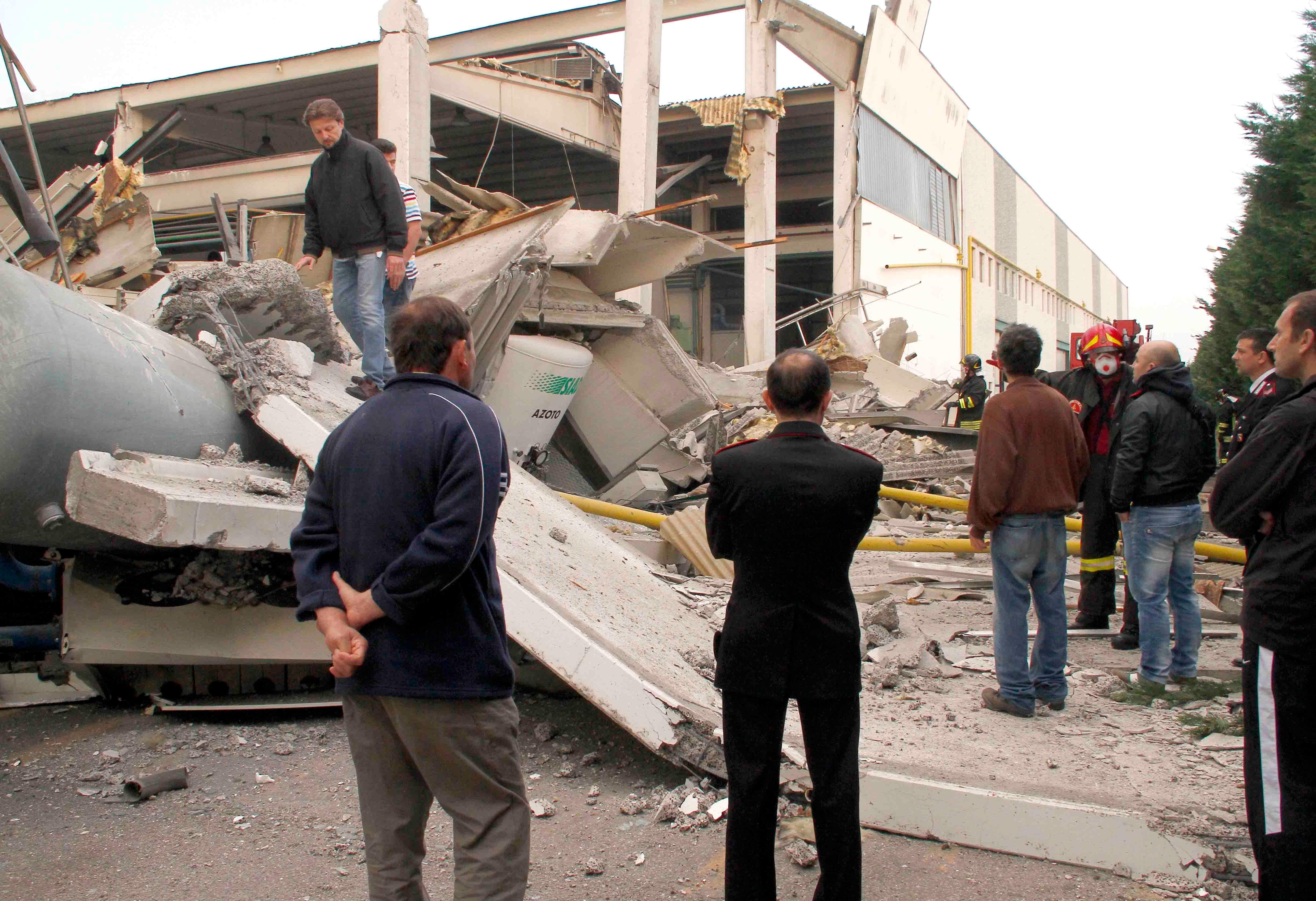 La tragedia alla Tecopress, la mattina del 20 maggio 2012