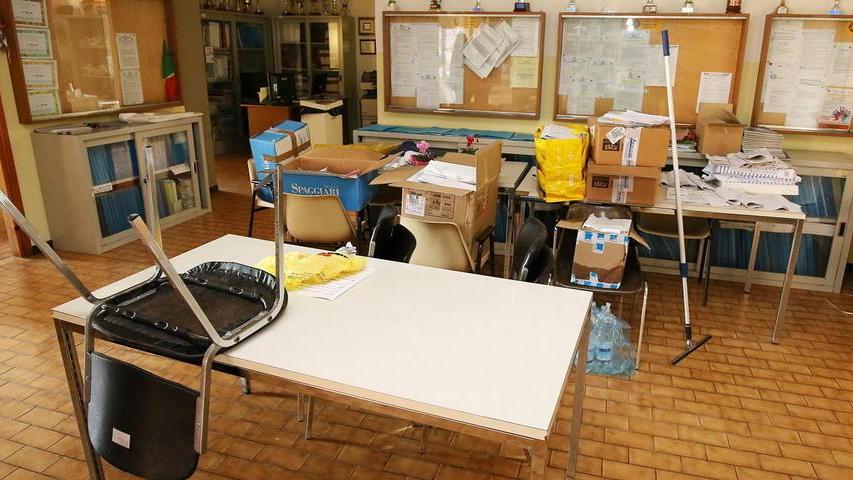 Boiler cade su un tubo, scuola allagata