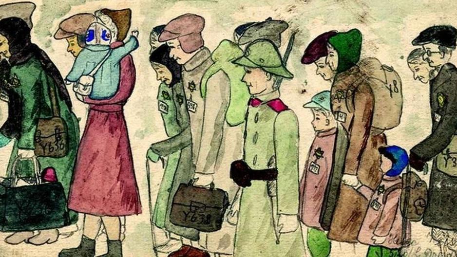 Helga, la bambina che ha disegnato i viaggi della morte