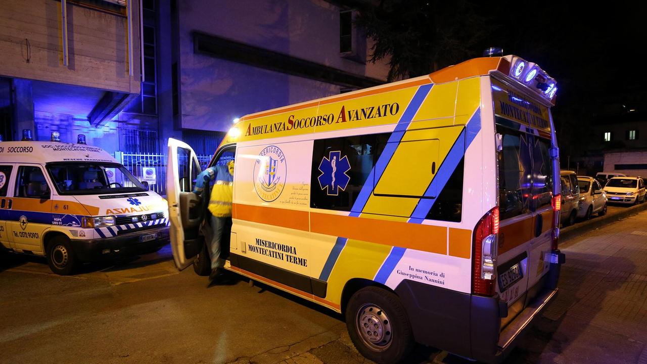 Ambulanze della Misericordia di Montecatini (foto d'archivio)