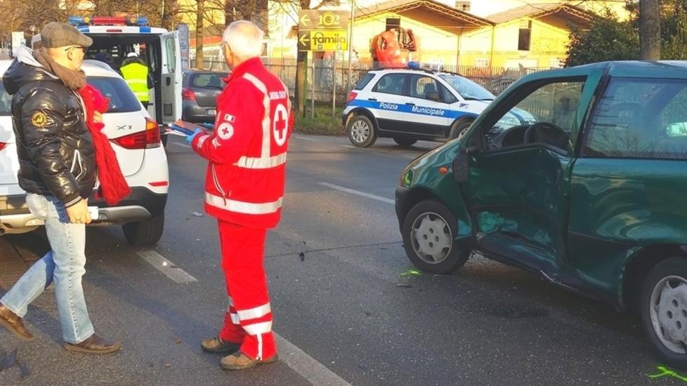 Altro scontro sul ponte Resta ferita una donna