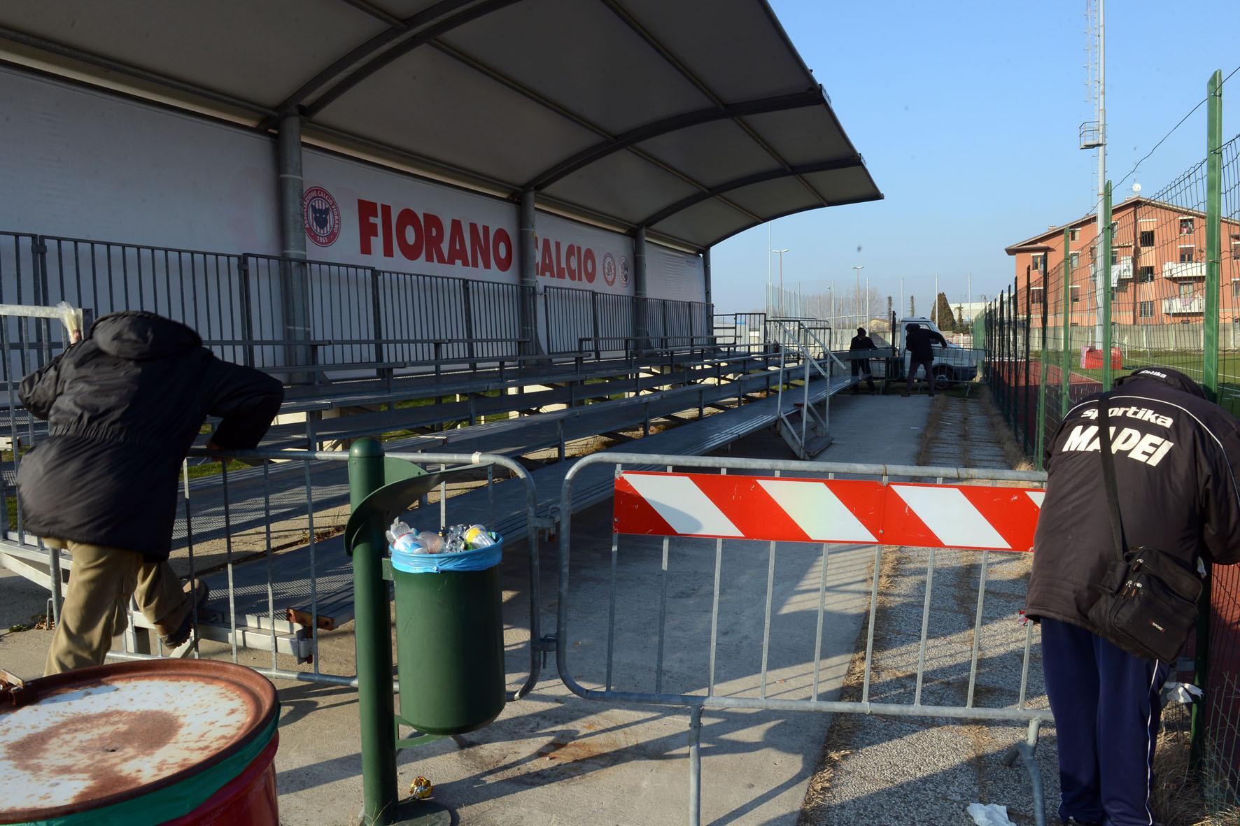 La tribuna del campo Ferrari di Fiorano
