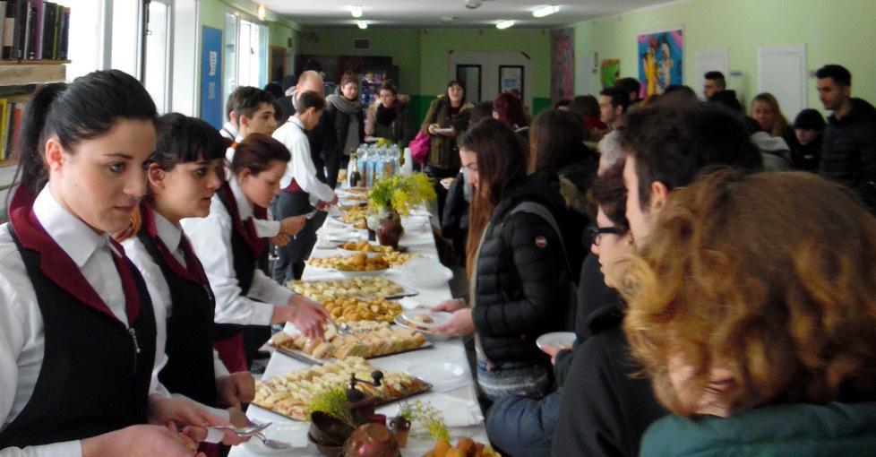 E al buffet c’hanno pensato gli studenti 