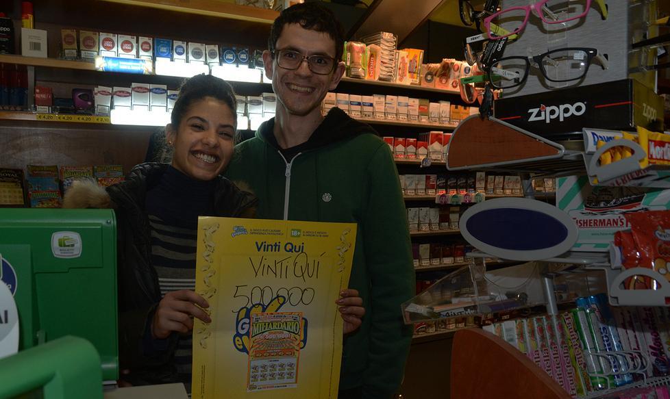  Un gratta e vinci da 500mila euro 