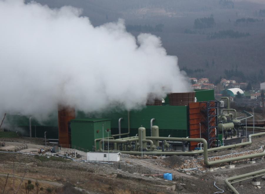 La centrale geotermica Bagnore 4 tra Santa Fiora e Arcidosso