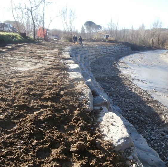 Realizzata una scogliera di protezione sulla Provinciale del Virginio all’Anselmo