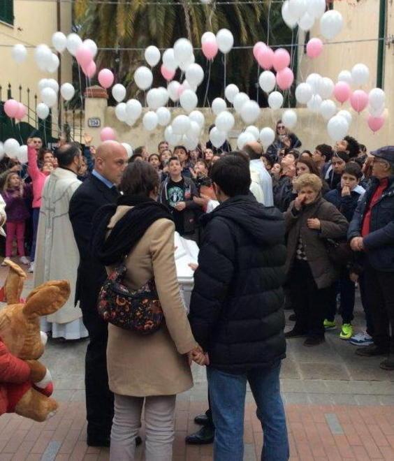 Un paese in lacrime per la piccola Giorgia 
