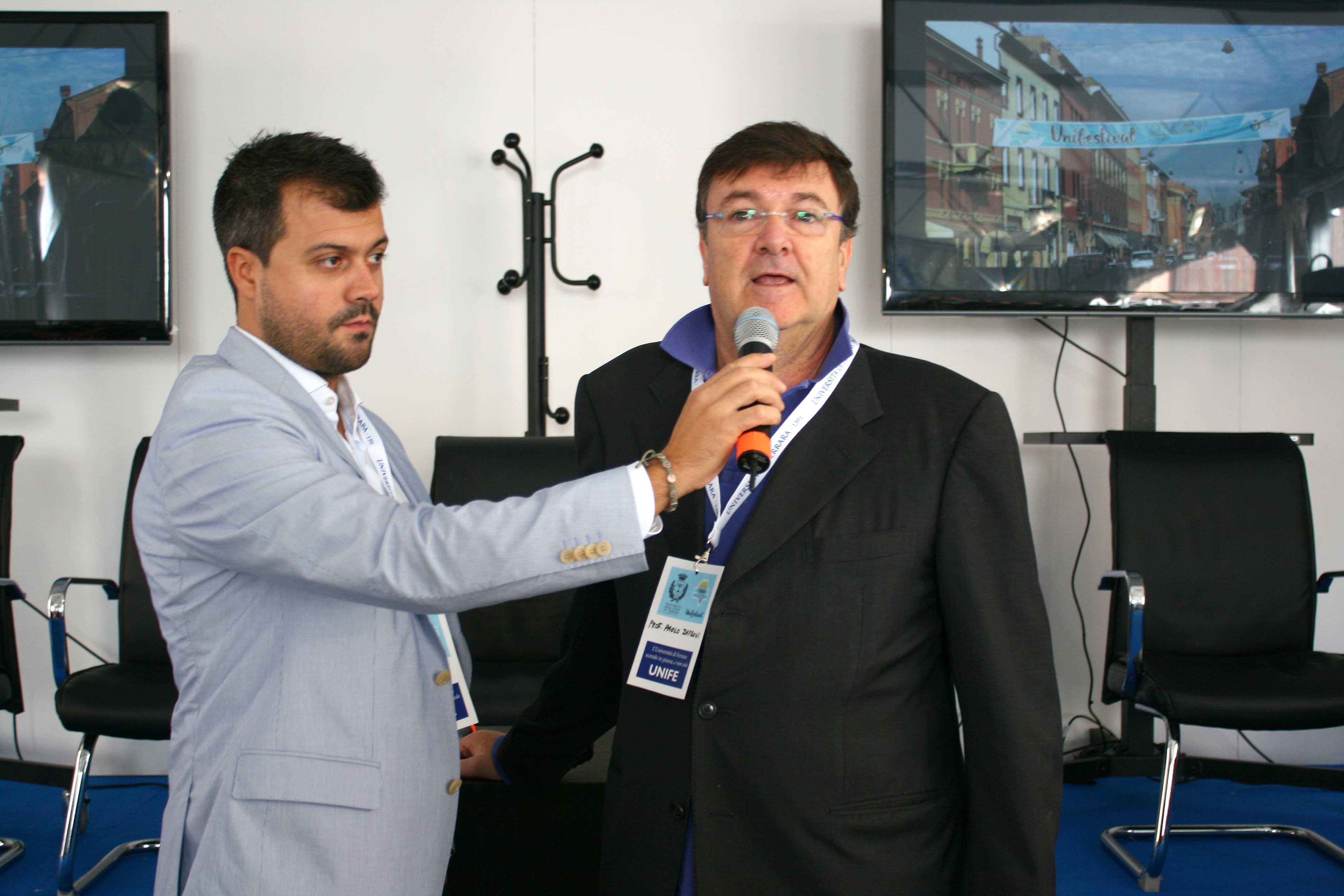 Il professor Paolo Zamboni