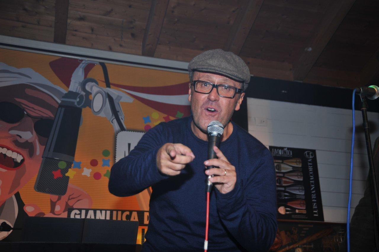 Gianluca Domenici durante la presentazione del nuovo cd al Macondo (Fotomania)