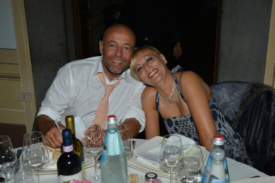 David Bencini con la compagna Miriam Daina Palermo 